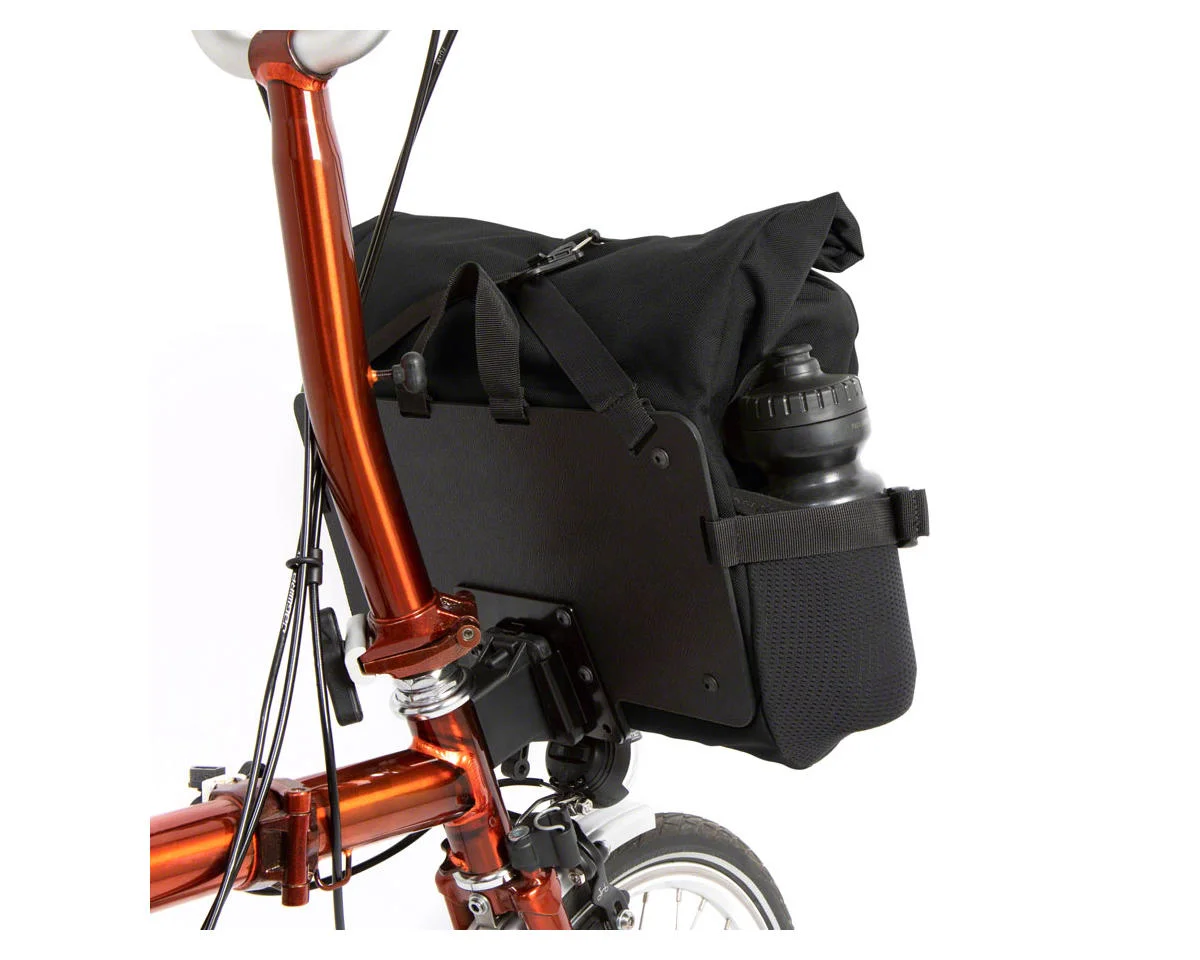 Restrap City Loader Handlebar Bag (Black) (Fits Brompton Mount) (20L) - view 4
